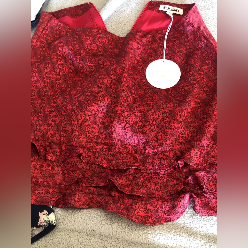 Nwt Silky Wild Honey Mini Skirt